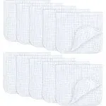 Comfy Cubs Muslin Burp Cloths - Pack of 10