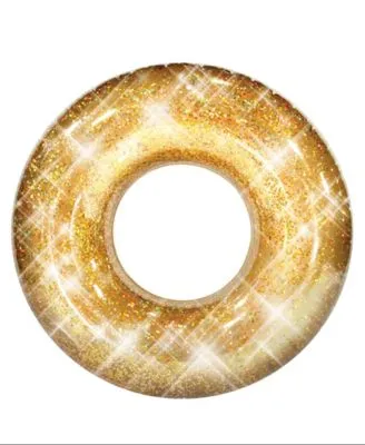 Pool Candy Glitter Swimming Pool Tube 48" - Gold Glitter