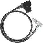 LANZYKU RED Komodo Power Cable 2Pin Right Angle to Dtapptap 181inches