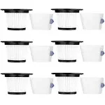 6 Pack Replacement HEPA Filter Compatible with MOOSOO K17 Cordless Vacuum