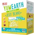 YumEarth Organic Jelly Beans Fruity Candy Snack Packs