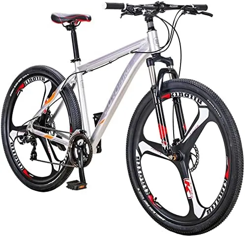 EUROBIKE X9 Youth/Adult Mountain Bike, 21 Speeds Mens or Women Mountain Bicycle, 29 Inch Wheels Aluminum Frame Commute MTB Bike