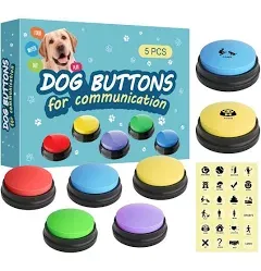 Dog Buttons for Communication Starter Pack Dog Buttons Talk Training Pet to Speaking Buttons