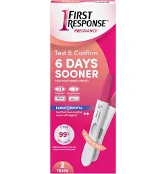 First Response Test &amp; Confirm Pregnancy Test - 2ct Each - Lot of 2