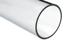 Polycarbonate Round Tube (Clear) 3-1/4&#034; ID x 3-1/2&#034; OD x 72&#034; Length