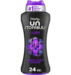 Downy Unstopables In-Wash Laundry Scent Booster Beads, Lush, 24 oz.