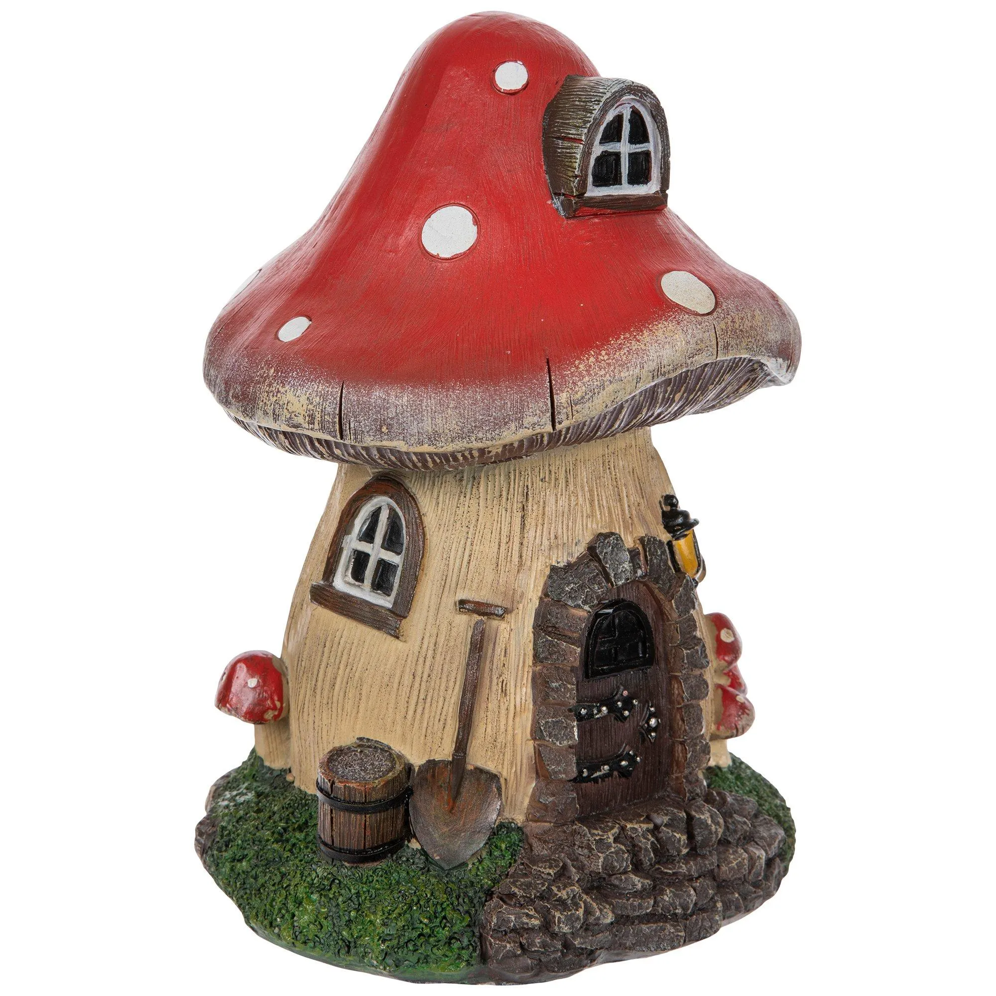 Medieval Collectibles Mushroom Fairy House Miniature Statue