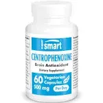 Centrophenoxine 500mg - Supersmart | DMAE & pCPA - Nootropics Supplement | Made in USA | Vegan, Non-GMO & Gluten Free - 60 Vegetarian Capsules