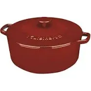 Cuisinart Chef's Classic Enameled Cast Iron 7-Quart Round Covered Casserole