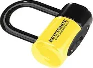 Kryptonite 5-S2 Disc Lock Black and Disc Lock Yellow w/912 4ft Integrated Chain