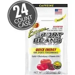 Jelly Belly Sport Beans - Assorted and Extreme Assorted with Caffeine – Energy Chews [12 Pack] Energizing Jelly Beans-Click for More Sizes