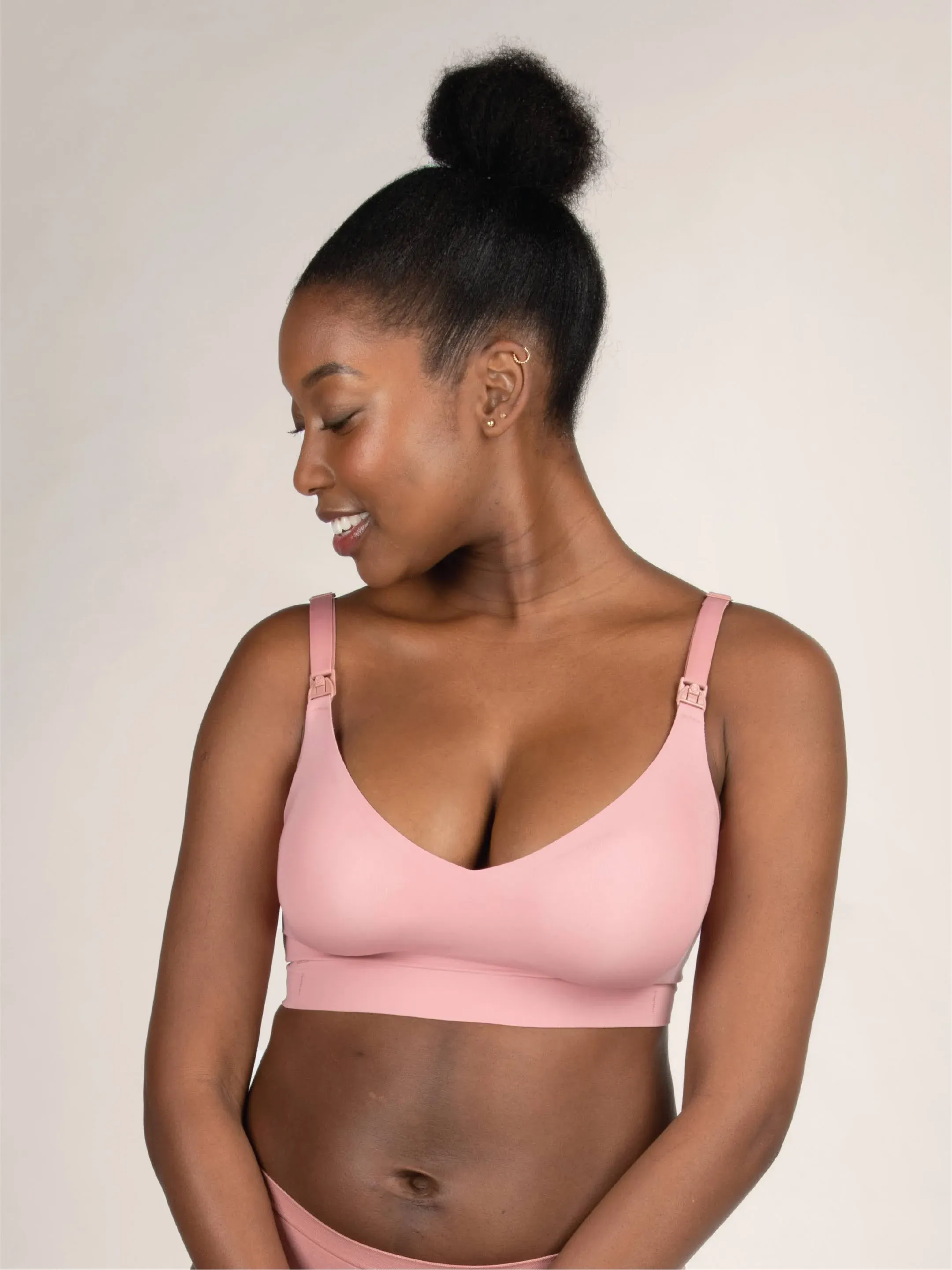 Bravado Designs Enrich Wireless Nursing Bra in Roseclay