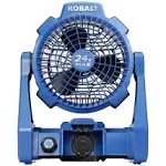 Kobalt Hybrid 24-Volt Max Jobsite Fan (Battery Not Included)