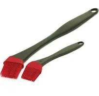 GrillPro 2 Piece Silicone Basting Brush Set