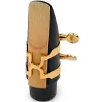 Rico H-Ligature and Cap - Soprano Saxophone - Gold