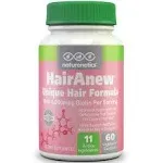 HairAnew (Unique Hair Growth Vitamins with Biotin) - Tested - for Hair, Skin &