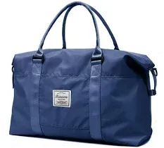 Cshidworld Store Women's 23.62" Waterproof Travel Duffel Bag, Dark Blue