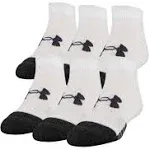 Under Armour Youth Performance Tech Low Cut Socks 6 Pack - Each