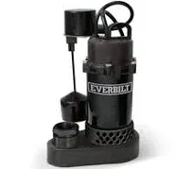 Everbilt HDSP25V 1/4 HP Aluminum Sump Pump Vertical Switch