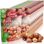 Organic Galil Roasted Chestnuts Shelled + Ready to Eat 3.5oz each ( 12 packs)