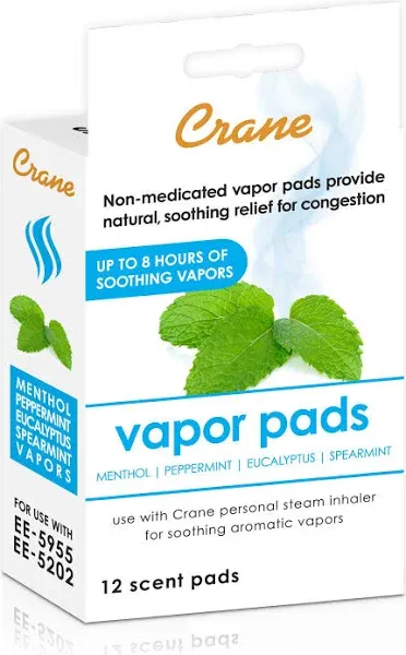 Crane Vapor Pads 12 Pack