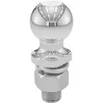 CURT 40037 2&#034; Trailer Ball (1&#034; x 2-1/8&#034; Shank, 7,500 lbs., Chrome)