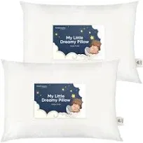 KeaBabies 2-Pack Toddler Pillows Dinoland