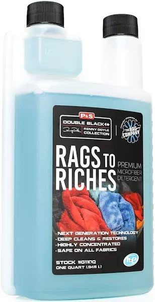 P & S Professional Detail Products Rags to Riches Premium Microfiber Detergent