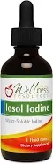 Iosol Iodine, High Potency Water-Soluble Liquid Iodine for Thyroid Health (1 Fluid Ounce) - Vegan