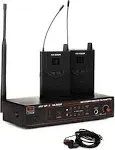 Galaxy Audio AS-950-2 Twin Pack Wireless in-Ear Monitor System Band P2