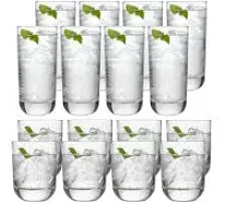 Libbey Polaris Tumbler &amp; Rocks Glass Set