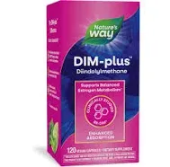 Nature&#039;s Way DIM-Plus Diindolylemeth<wbr/>ane Estrogen Metabolism 2X60caps or 1X120