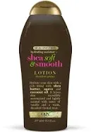 OGX Hydrating Moisture + Shea Soft & Smooth Body Lotion, 19.5 Fl Oz