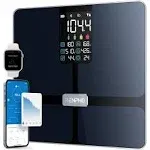 Renpho Body Fat Scale, Smart Scale with Large VA Display, Bathroom Scale for Body Weight and Fat Percentage, BMI, Muscle & Bone Mass, Bluetooth Scale