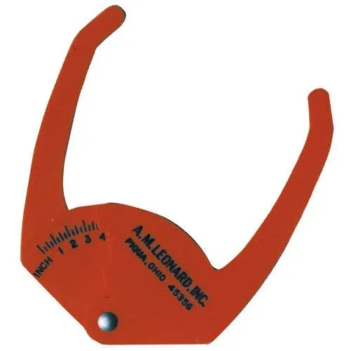 A.M. Leonard Plastic Pocket Caliper