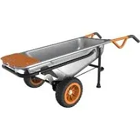 Worx WG050 Aerocart 8-in-1 Yard Cart Wheelbarrow Dolly