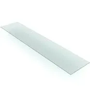 Econoco SHGL1048 10"x48" Tempered Glass Shelves