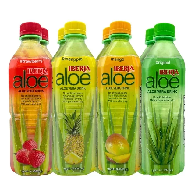 Iberia Aloe Vera Drink Variety Pack of 8