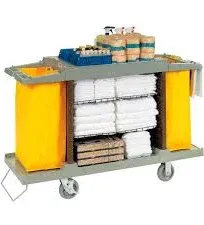 Global Industrial 603575 Hotel Cart, Housekeeping Cart