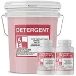 Commercial Dishwasher Detergent - Active Element - Makes Two 5 Gallon Pail - Industrial Dish Detergent - For High and Low Temp Dishwasher Machine