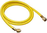 Yellow Jacket 21060 PLUS II 1/4" Double Barrier Charging Hose HAV Standard Fitting 60" - Yellow