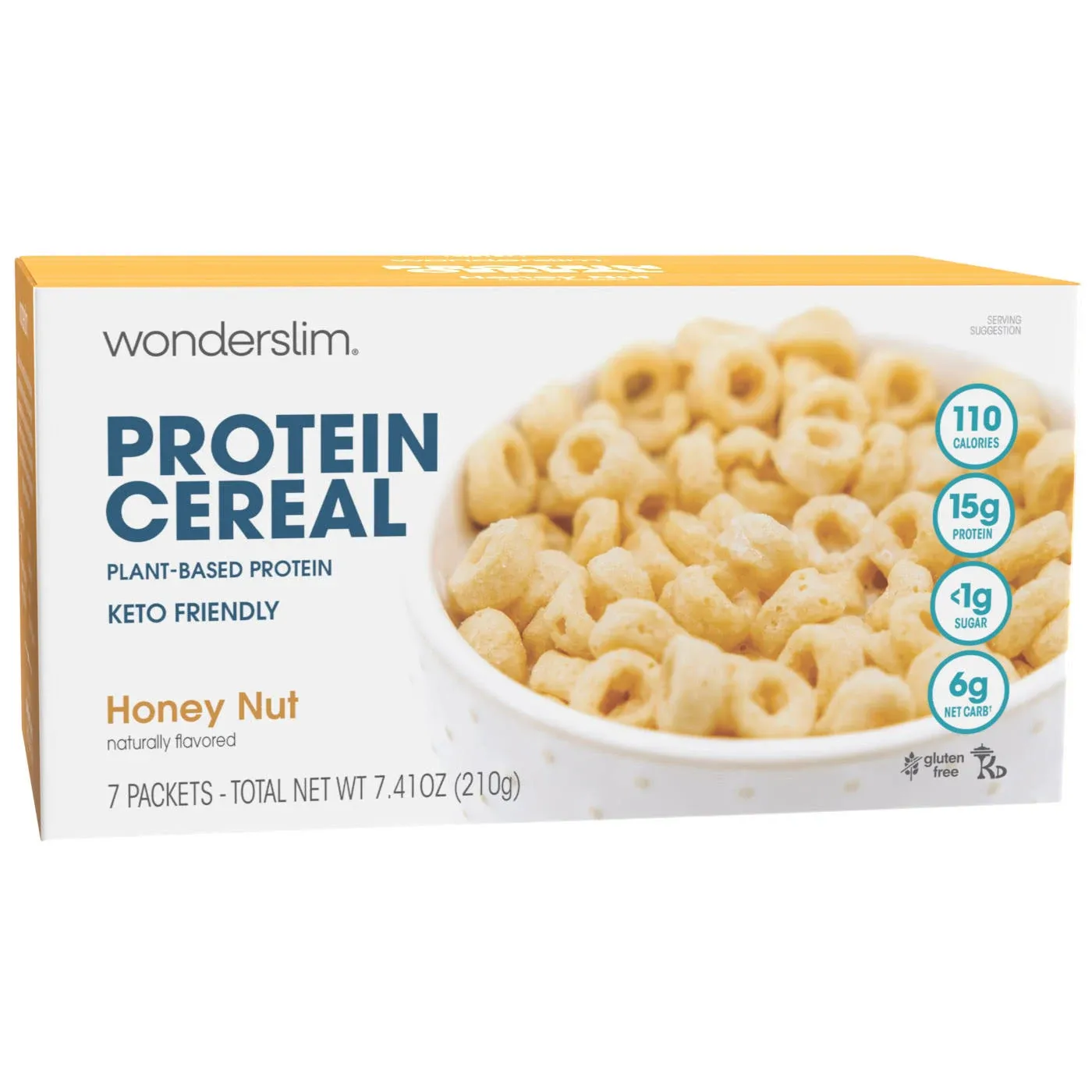 Wonderslim Low Carb Protein Cereal Honey Nut (7ct)