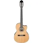 Ibanez GA34STCE Classical Acoustic Electric Guitar, Natural High Gloss