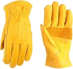 Wells Lamont Premium Leather Work Gloves 3 Pair Pack Medium BRAND NEW