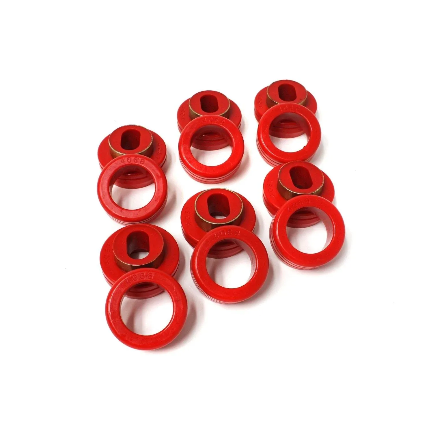 Energy Suspension 81-87 GM 1/2-3/4-1 Ton C-10/C-20/C30/C1500/C2500/C3500 PU 2WD Red Body Mount Set