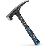 Real Steel Ultra Rock Pick Hammer 20 oz One Piece Steel One piece forged