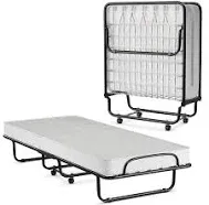 Costway Rollaway Folding Metal Bed