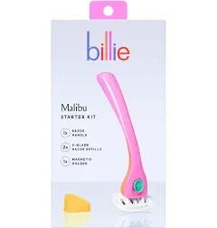 Billie Women’s Razor Kit - 1 Handle, 2 Blade Refills, Magnetic Holder DREAM POP