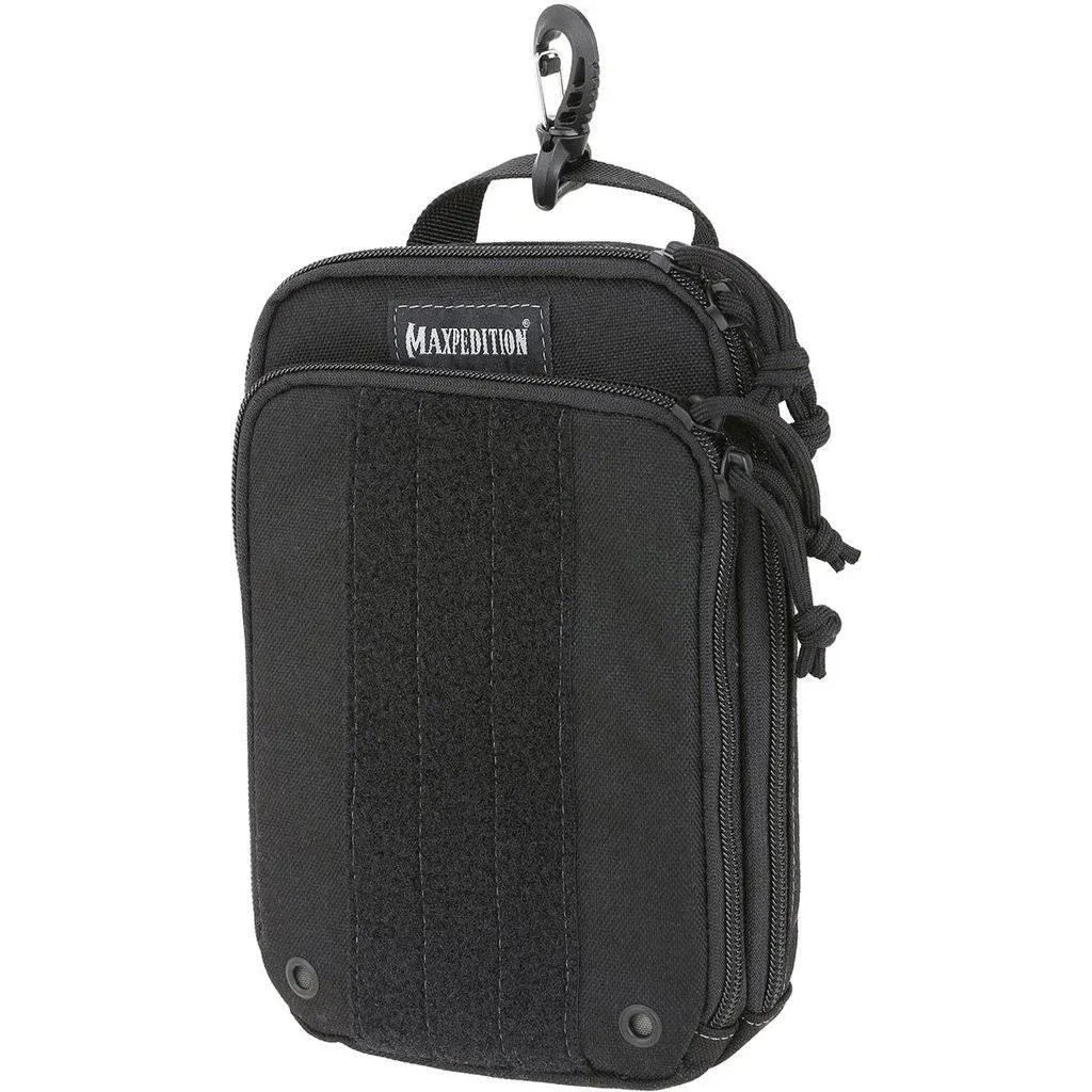 Maxpedition PT1537B ZipHook Pocket Organizer Black - Large