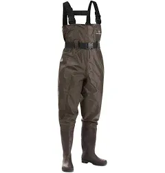 FISHINGSIR Fishing Waders for Men with Boots Womens Chest Waders Waterproof for Hunting with Boot Hanger